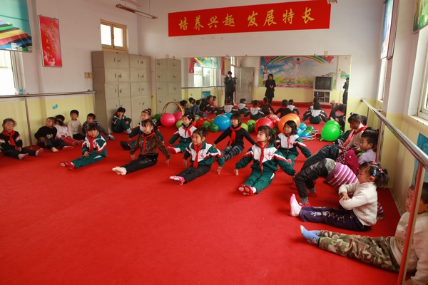 体操课现场